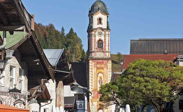 isar-rad-stand-m-gepaeck Mittenwald Kirche